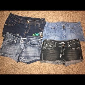 4 pairs of shorts
